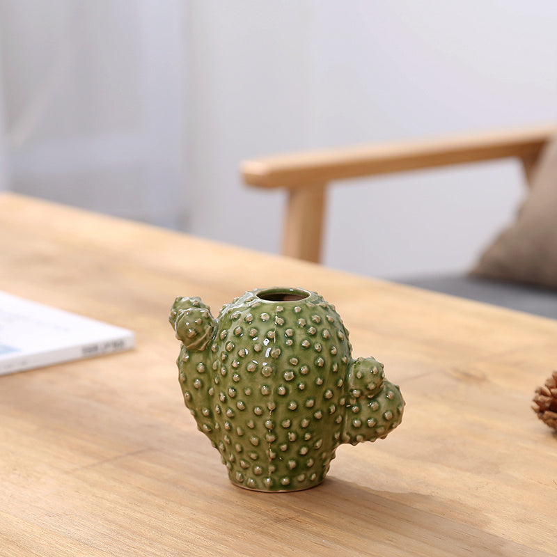 NOUVELLE COLLECTION VASE CACTUS CERAMIQUE