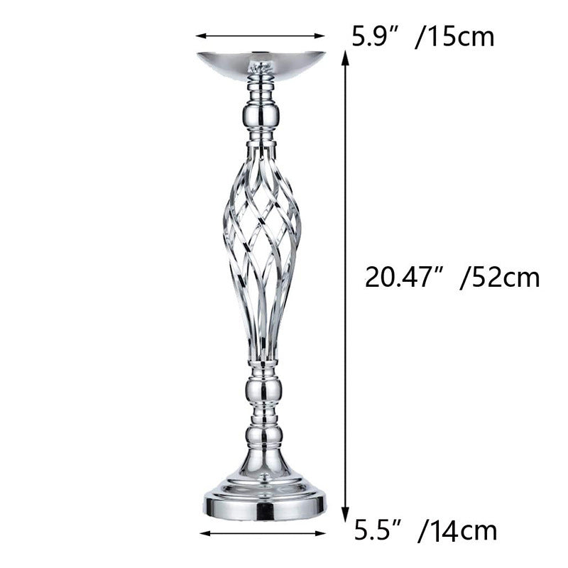 CHANDELIER AJOURE SUR PIED – METAL POLI