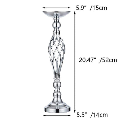 CHANDELIER AJOURE SUR PIED – METAL POLI