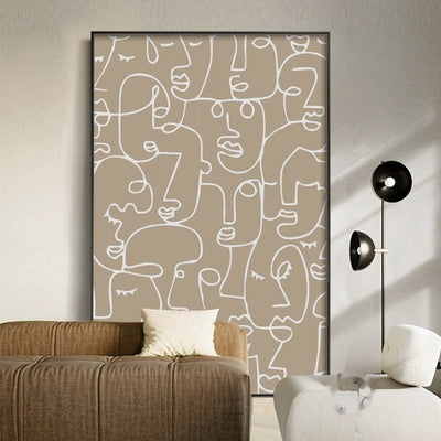 WALL ART COLLECTION : IMPRESSION SUR TOILE BOHEME CHIC