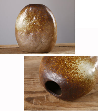 COLLECTION « WABI-SABI » - VASES JAPONAIS EN GRES FAIT MAIN