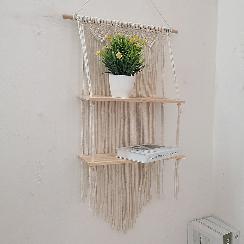 ETAGERE MURALE MACRAMé STYLE BOHEME