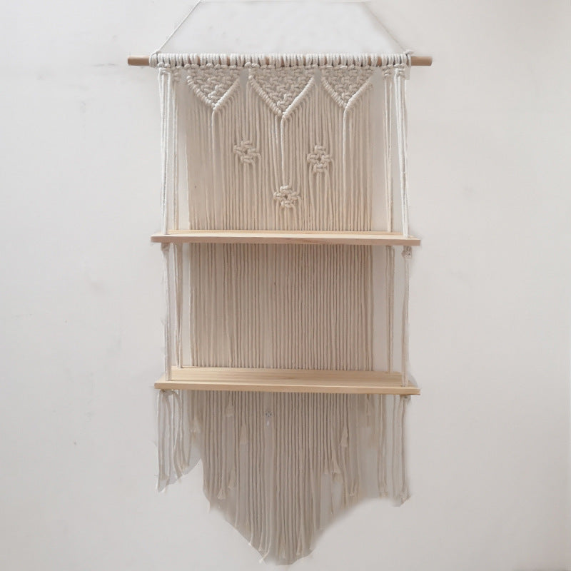 ETAGERE MURALE MACRAMé STYLE BOHEME