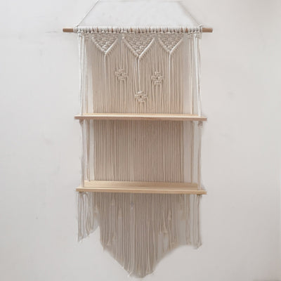 ETAGERE MURALE MACRAMé STYLE BOHEME