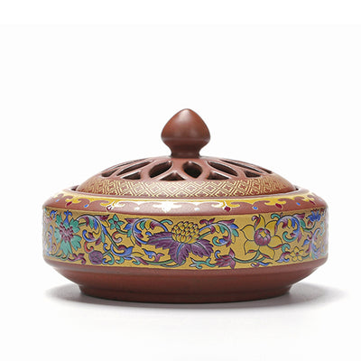 BRULE ENCENS IMPERIAL EN PORCELAINE DE DEHUA FAIT MAIN