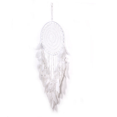 ATTRAPE-REVES EN PLUMES ET COTON NATUREL