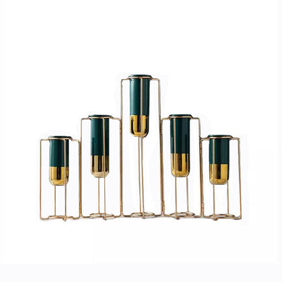 SOLIFLORE CERAMIQUE MODULABLE « Skyline » – VERT EMERAUDE ET OR
