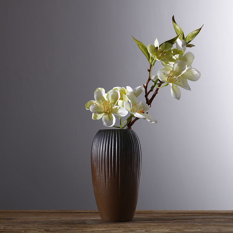 COLLECTION « WABI-SABI » - VASES JAPONAIS EN GRES FAIT MAIN