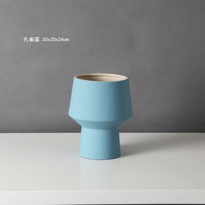 VASE DESIGN CERAMIQUE STYLE NORDIQUE - FINITION MATE