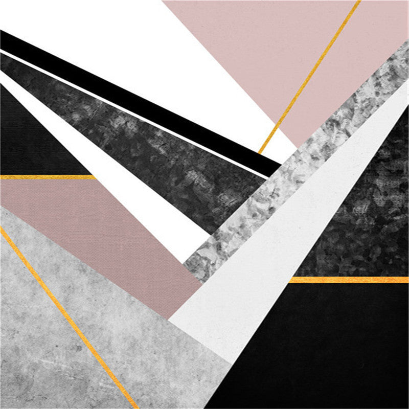 WALL ART COLLECTION : IMPRESSION SUR TOILE FORME GEOMETRIQUE STYLE NORDIQUE