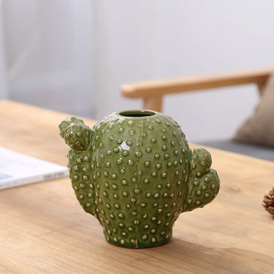 NOUVELLE COLLECTION VASE CACTUS CERAMIQUE