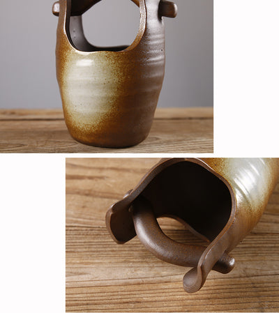 COLLECTION « WABI-SABI » - VASES JAPONAIS EN GRES FAIT MAIN