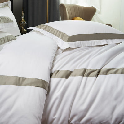 PARURE DE LIT EN SATIN HAUT DE GAMME