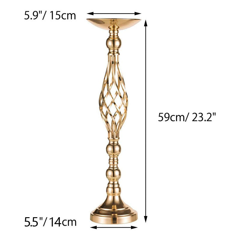 CHANDELIER AJOURE SUR PIED – METAL POLI