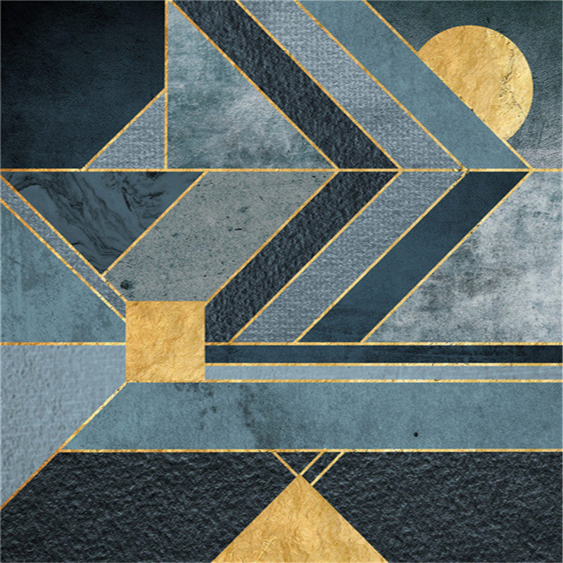 WALL ART COLLECTION : IMPRESSION SUR TOILE FORME GEOMETRIQUE STYLE NORDIQUE