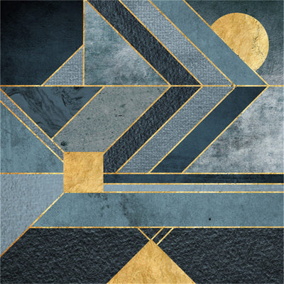 WALL ART COLLECTION : IMPRESSION SUR TOILE FORME GEOMETRIQUE STYLE NORDIQUE