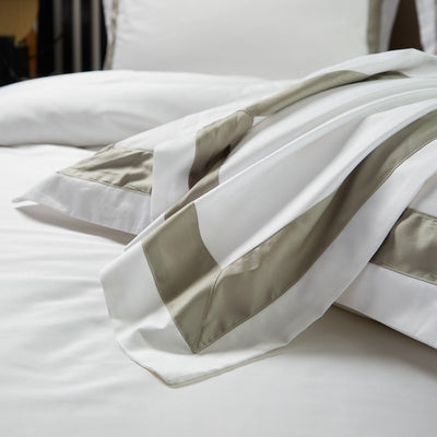 PARURE DE LIT EN SATIN HAUT DE GAMME