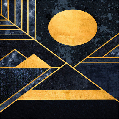 WALL ART COLLECTION : IMPRESSION SUR TOILE FORME GEOMETRIQUE STYLE NORDIQUE