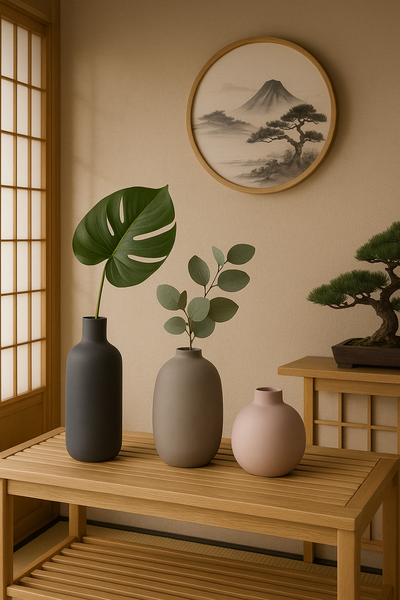 COLLECTION VASE DESIGN EN CERAMIQUE MATE