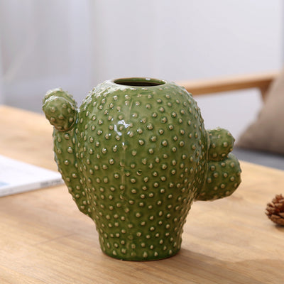 NOUVELLE COLLECTION VASE CACTUS CERAMIQUE