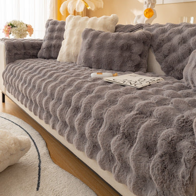 COUSSIN MODERNE DOUX ET SOYEUX EN PELUCHE "DOUDOU"