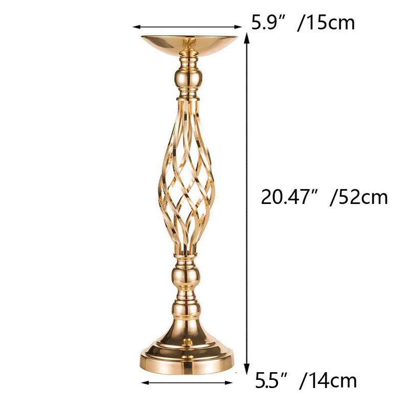CHANDELIER AJOURE SUR PIED – METAL POLI