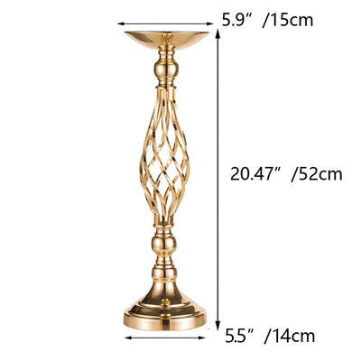 CHANDELIER AJOURE SUR PIED – METAL POLI