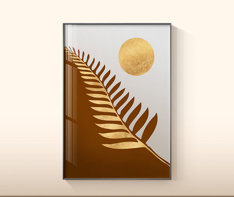 WALL ART COLLECTION : IMPRESSION SUR TOILE MODERNE TERRACOTTA