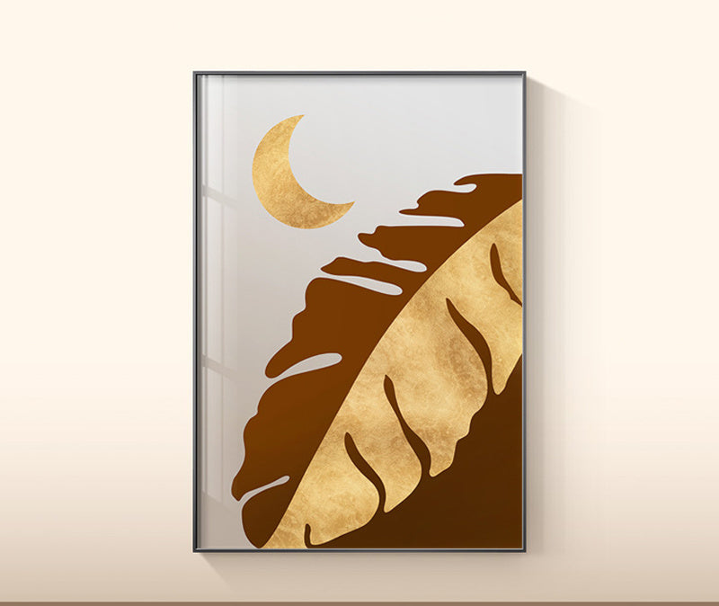 WALL ART COLLECTION : IMPRESSION SUR TOILE MODERNE TERRACOTTA