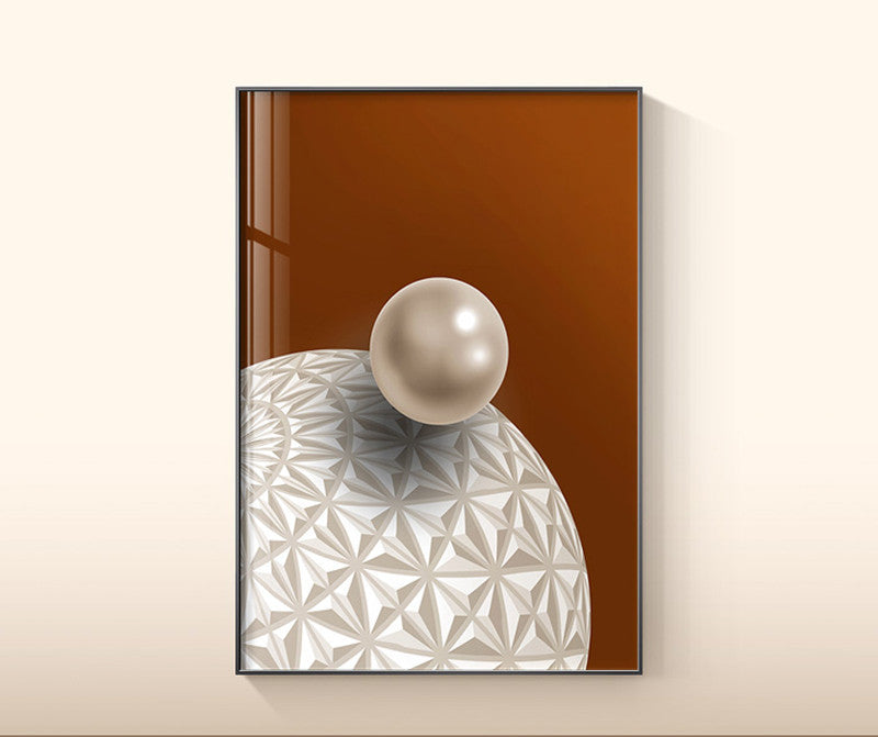 WALL ART COLLECTION : IMPRESSION SUR TOILE MODERNE TERRACOTTA