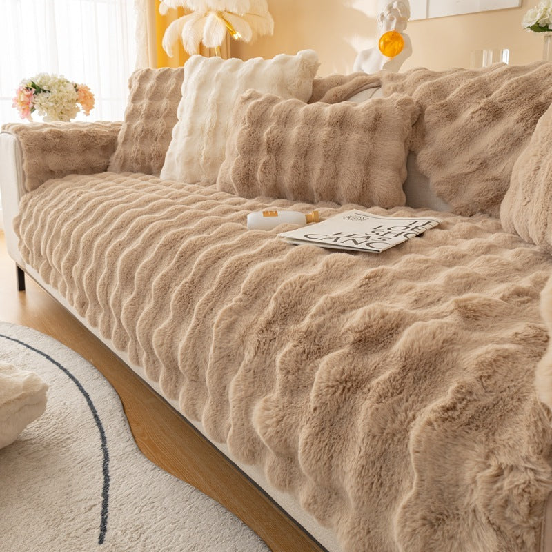 COUSSIN MODERNE DOUX ET SOYEUX EN PELUCHE "DOUDOU"