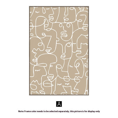 WALL ART COLLECTION : IMPRESSION SUR TOILE BOHEME CHIC