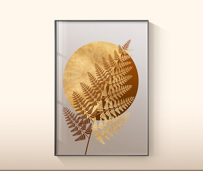 WALL ART COLLECTION : IMPRESSION SUR TOILE MODERNE TERRACOTTA