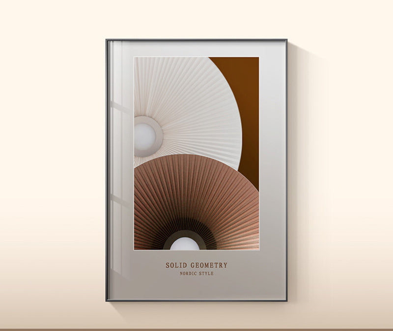 WALL ART COLLECTION : IMPRESSION SUR TOILE MODERNE TERRACOTTA