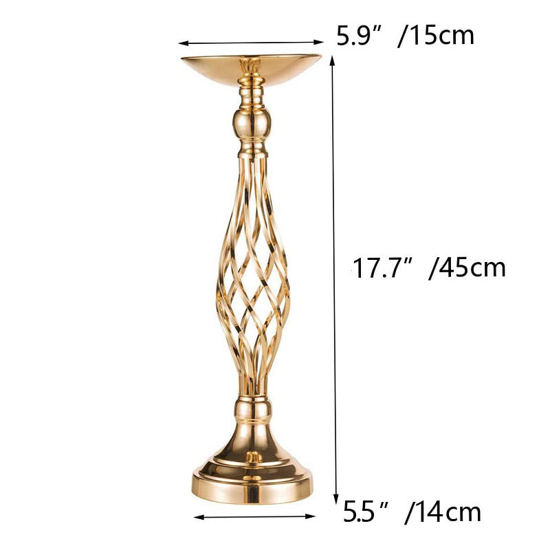 CHANDELIER AJOURE SUR PIED – METAL POLI